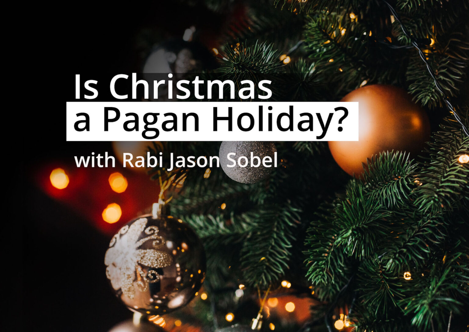 Is Christmas a Pagan Holiday? I think you will be surprised by this ...