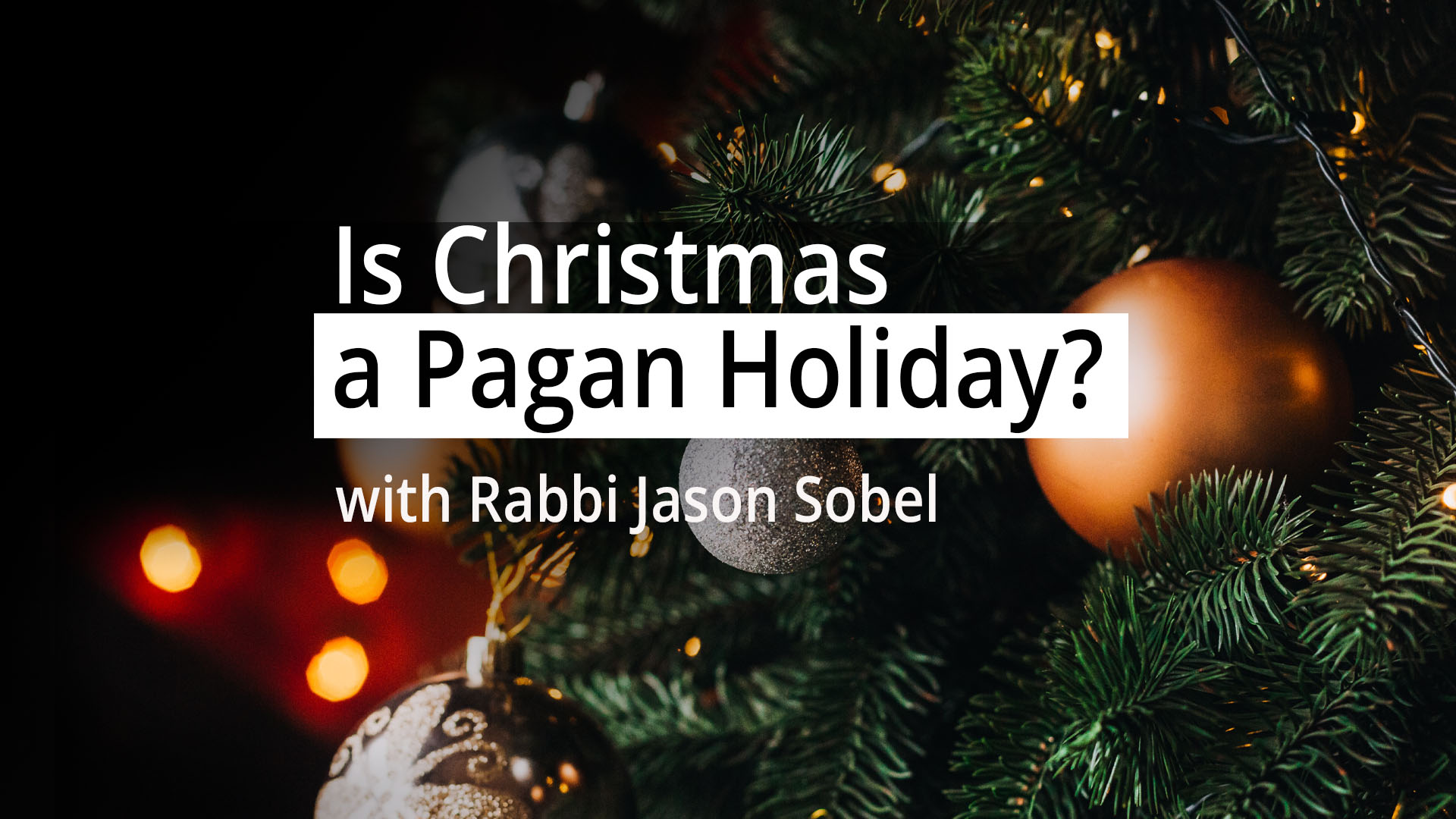Is Christmas a Pagan Holiday