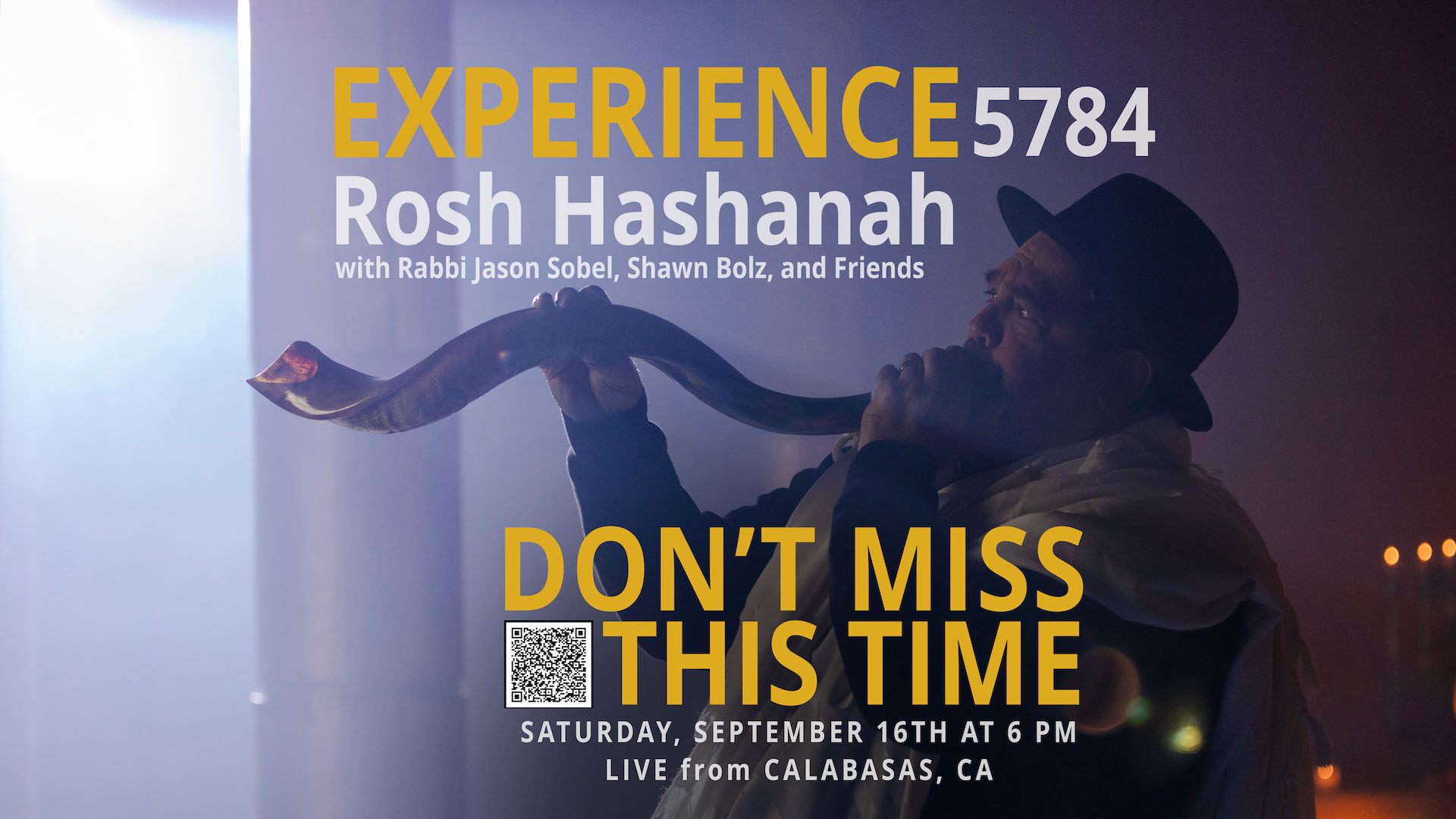Rosh Hashanah 5784 Event Rabbi Jason Sobel