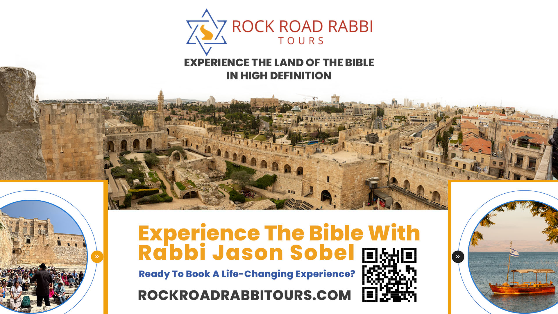 Rock Road Rabbi Tours With Rabbi Jason Sobel to Israel