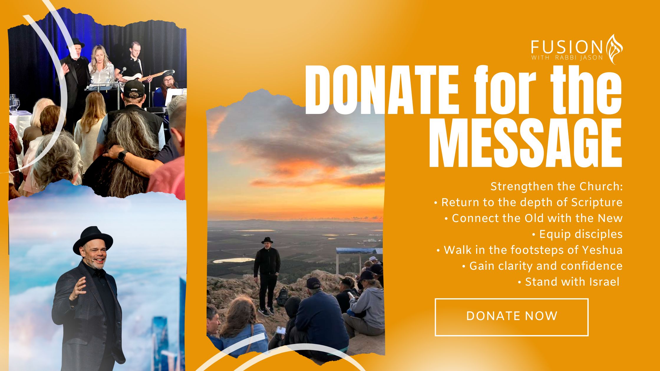 Fusion Global with Rabbi Jason Sobel Donation for End of Year giving